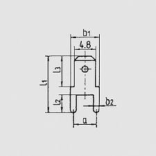 Flachstecker Printmontage